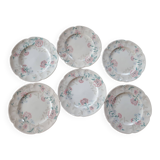 set of 6 flat plates English earthenware Johnson Brothers “Lynton”