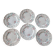lot 6 assiettes plates faïence anglaise Jonhson Brothers ”Lynton”
