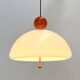 Suspension Saliscendi Orange by Elio Martinelli for Martinelli Luce, 1970