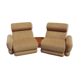 Midcentury italian armchairs with original upholstery, 1960s