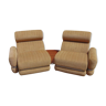 Midcentury italian armchairs with original upholstery, 1960s