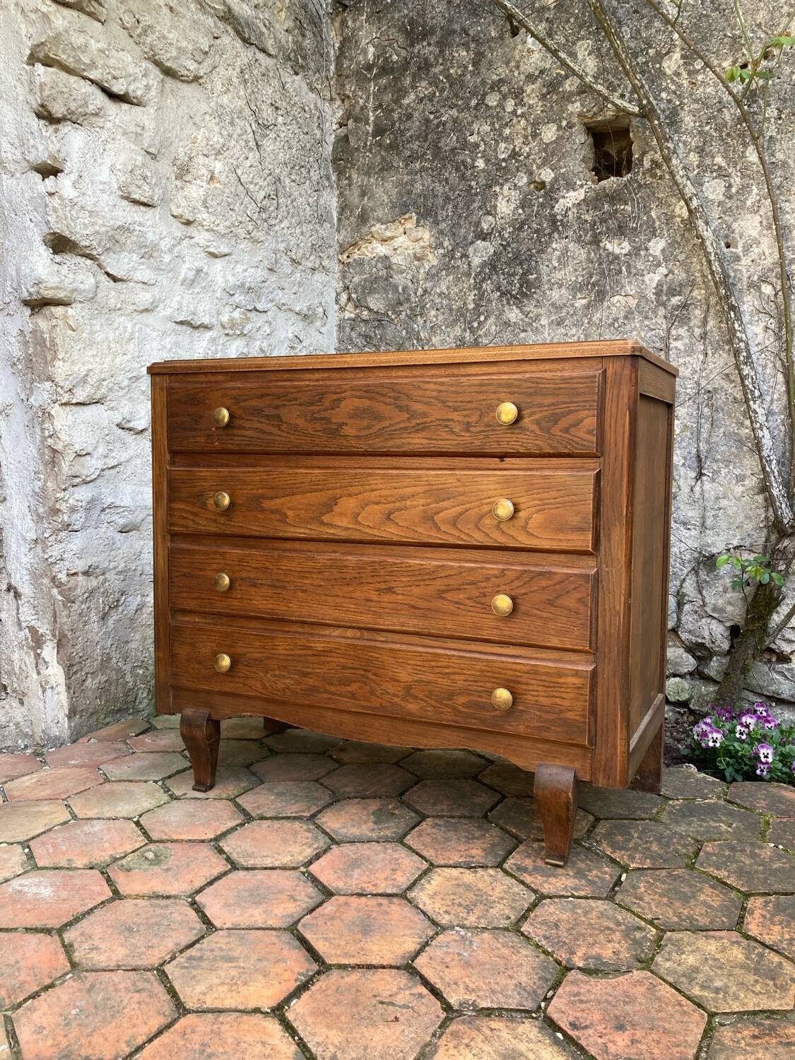 Antique Art Deco style chest of drawers