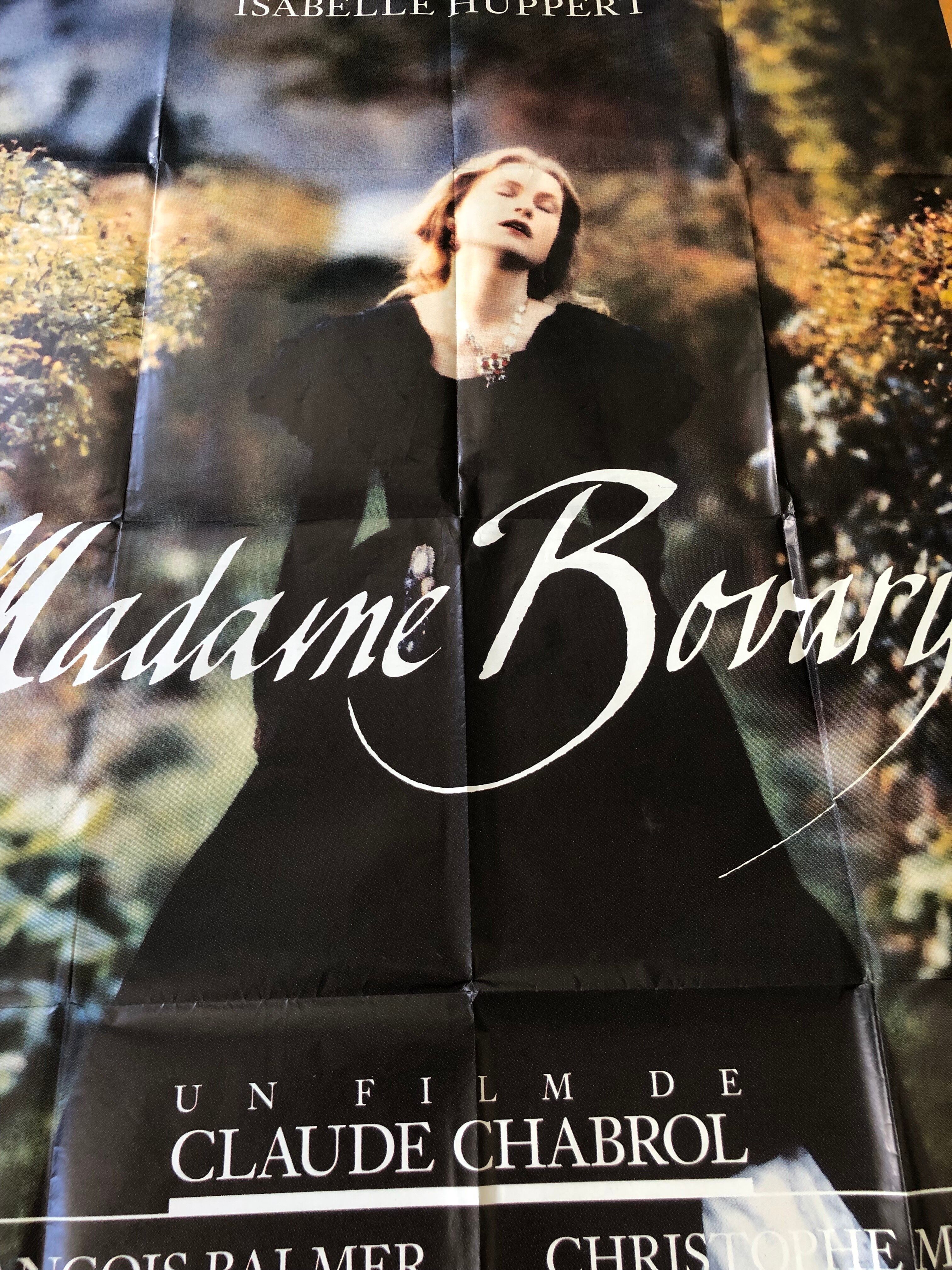 Film poster "Madame de Bauvary" Isabelle Huppert Chabrol