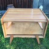 Commodes vintage (duo) en chêne  à 4 tiroirs.