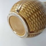 Corn cob earthenware pitcher – golden highlights