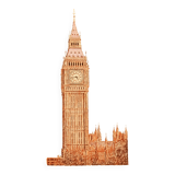 DRAWING OF THE TOWER OF LONDON. BIG BEN.