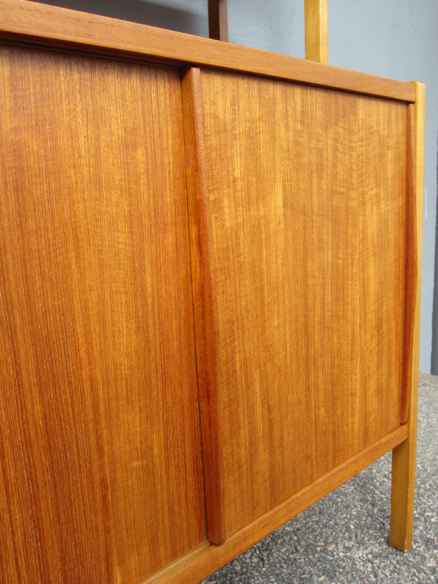 Scandinavian teak library by Bertil Fridhagen for Bodafors