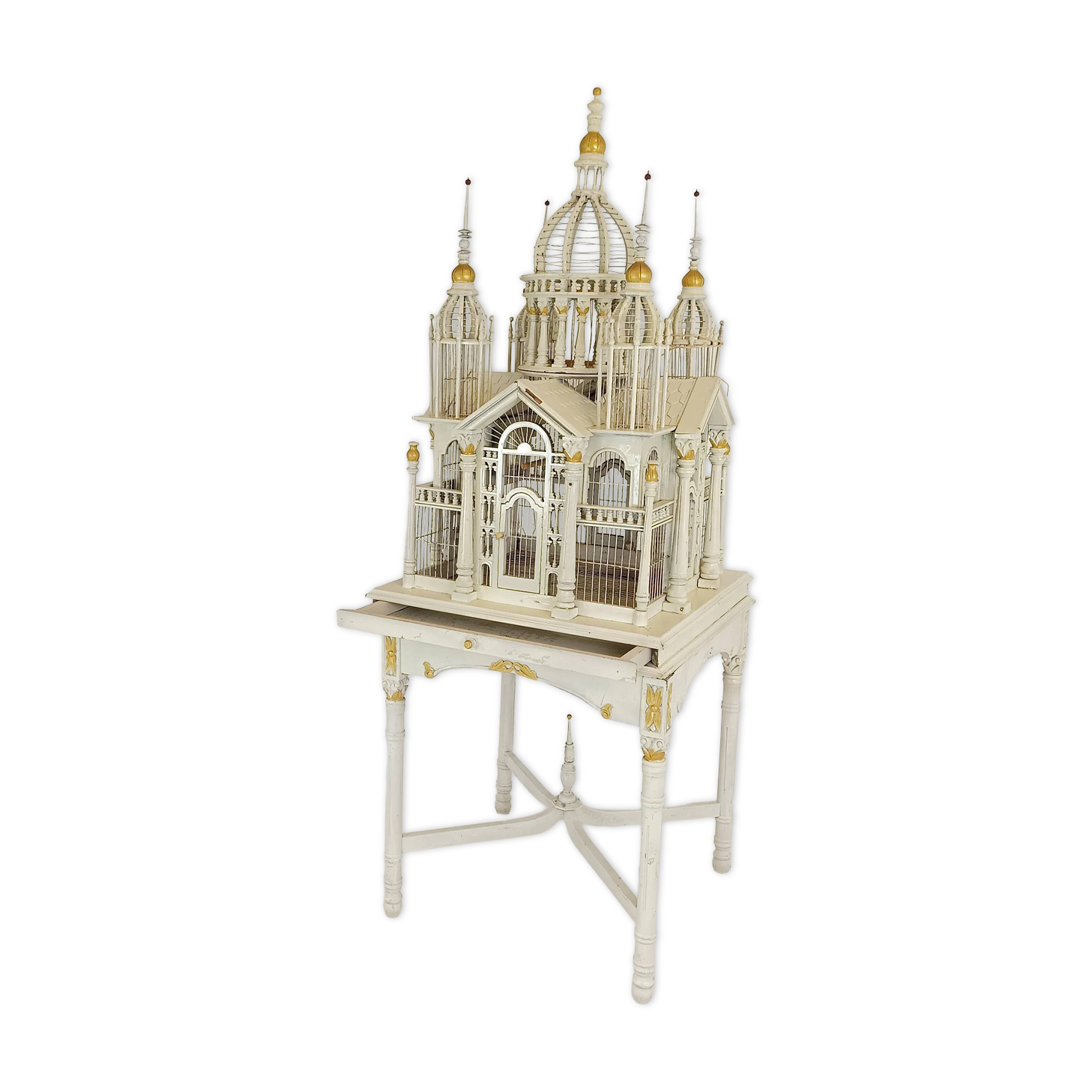 French Victorian midcentury birdcage