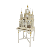 Cage à oiseaux victorienne française du milieu du siècle