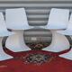 Set of four chairs " Naila " by Christian Adam. Edition Newform