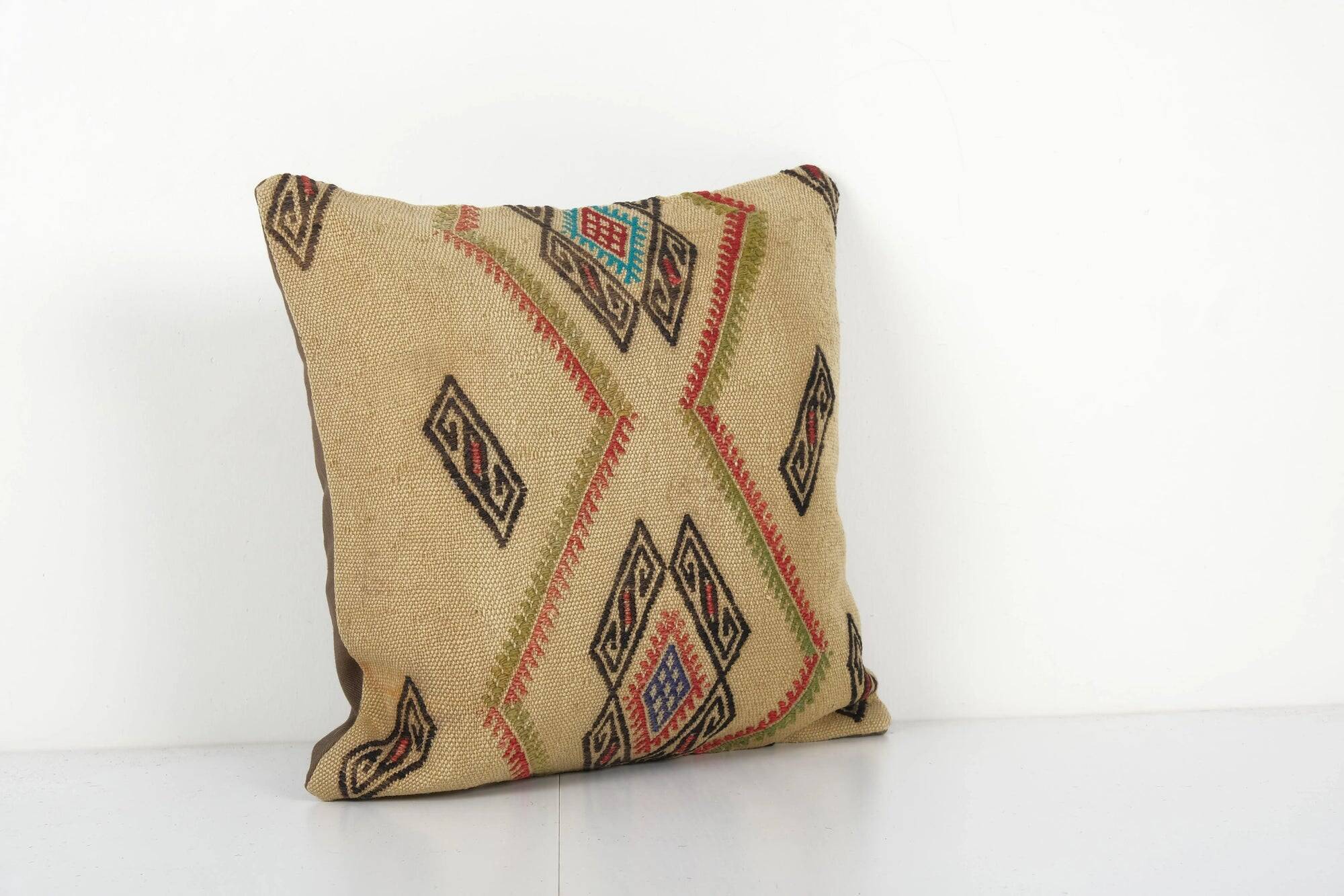 Vintage kilim cushion cover 41x41 cm