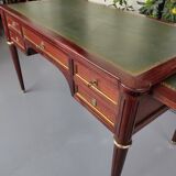 Old louis XVI style drawbar desk, double sided