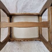 6 Guillerme et Chambron upholstered chairs. Lorraine model