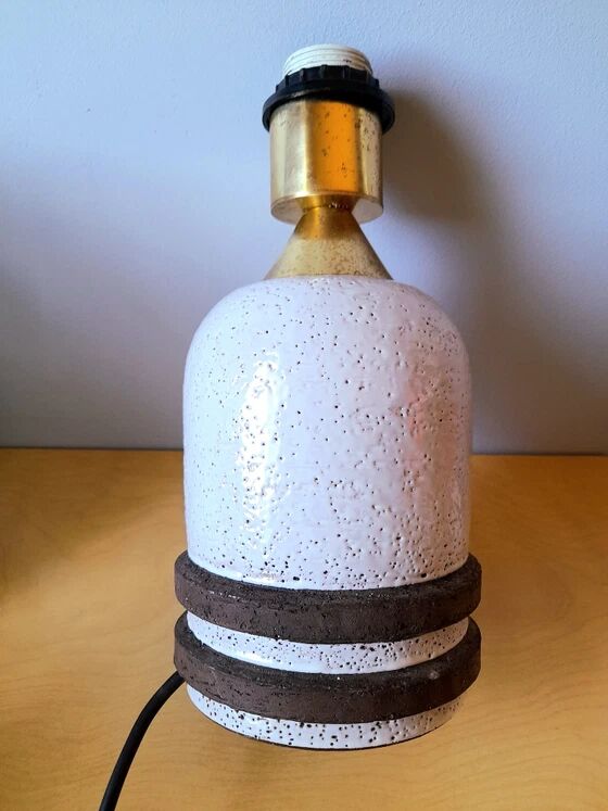 Glazed ceramic lamp 1970