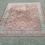Persian rug burgundy wool 135x195cm