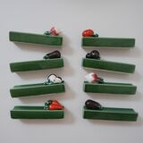 Ensemble de 8 porte-couteaux "légumes"