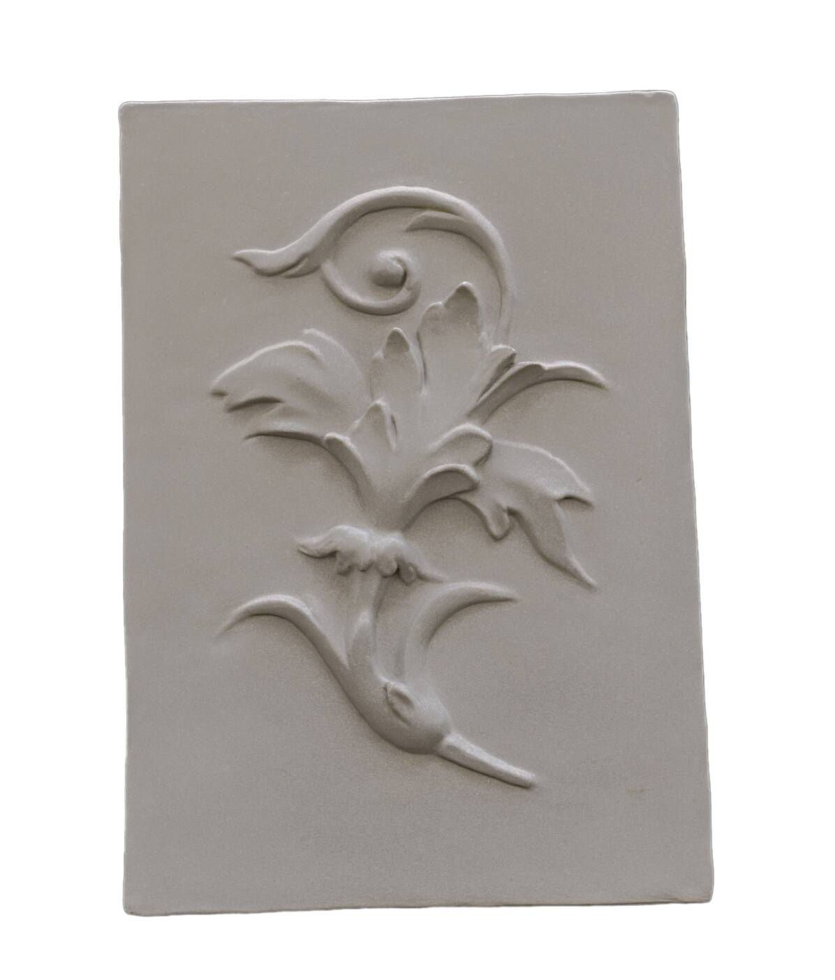 Plaster bas-relief of acanthus leaf – baroque style