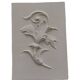 Plaster bas-relief of acanthus leaf – baroque style