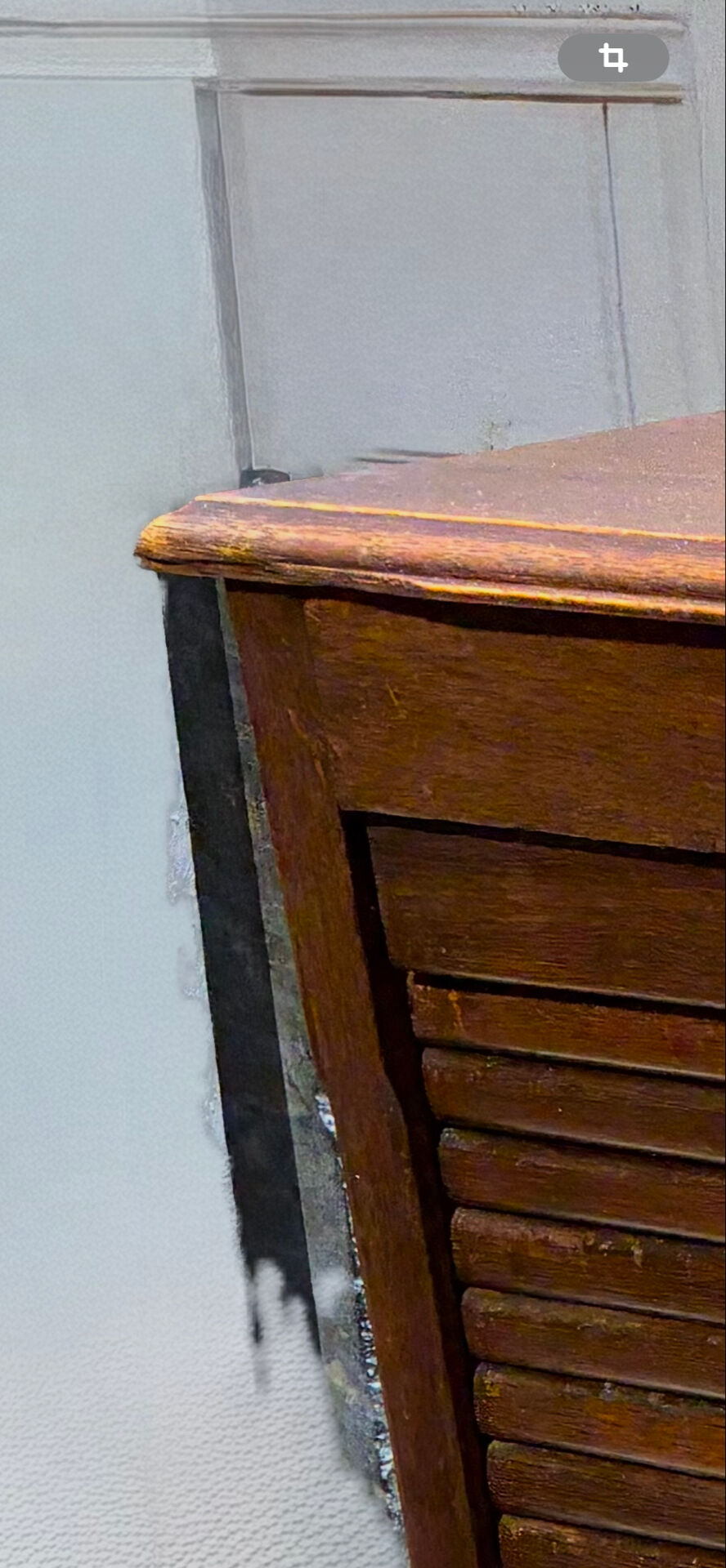 Old louvered furniture