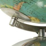Large Illuminated World Globe Lamp Columbus Fifties