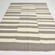 7x9 Kilim Grey & Beige Flatweave Vintage Kilim Rug,Area Kilim Rug,204x27 cm