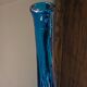 Blue glass vase, 1960s, Gunther Lambert