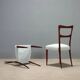 Chaises en bois d’acajou années 1950