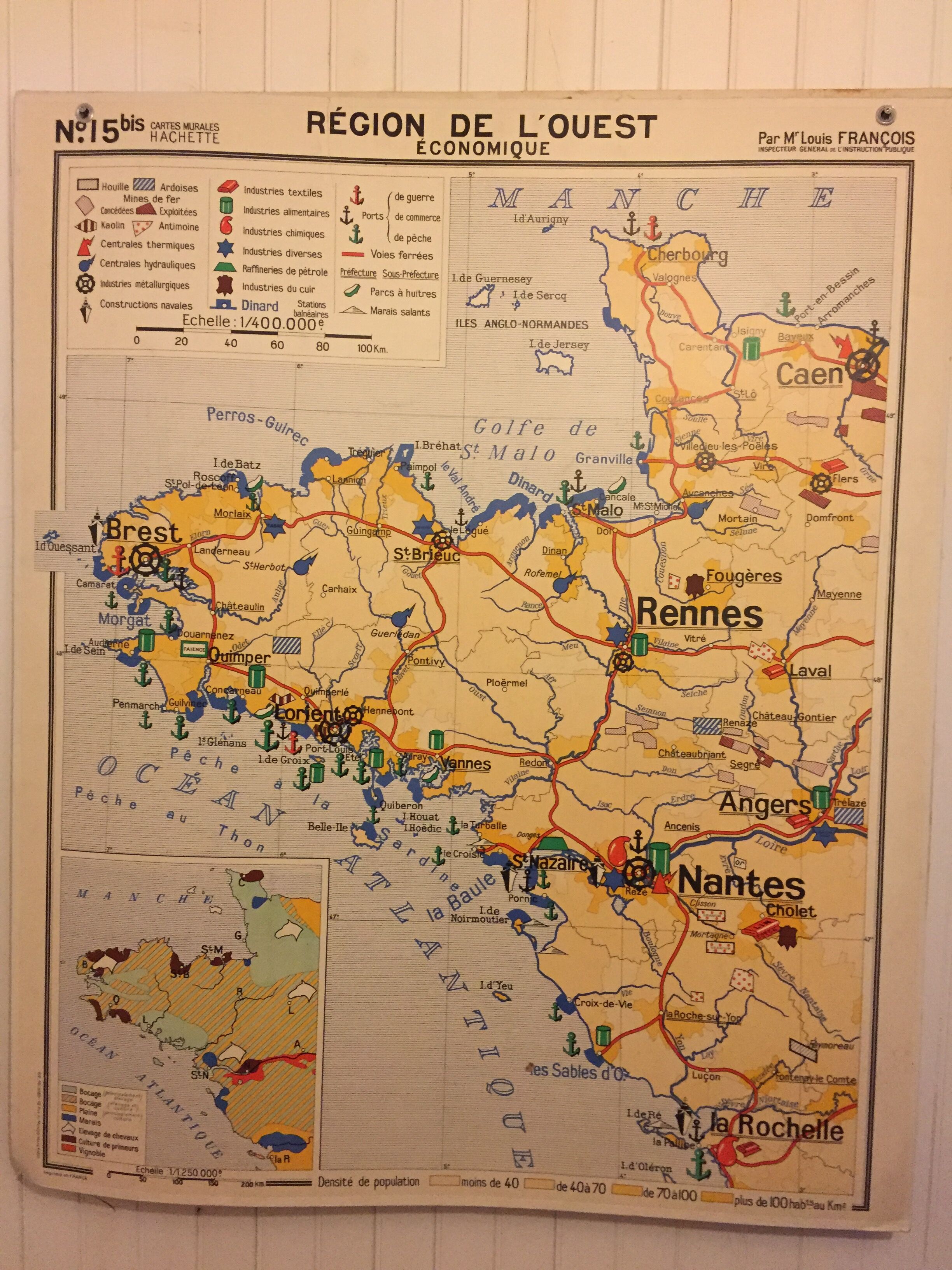 Western region school map (Britain)