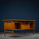 Mid-Century teak model 75 desk from Omann Jun, 1960s