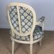 Pair of medallion chairs Louis XVI