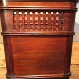 English-style mahogany desktop recycle bin