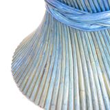 Table bamboo Mc Guire blue lazure