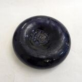 Cobalt blue "tyre" catchall in glass