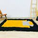 Azilal colorful natural wool handmade rug 300cmx200cm