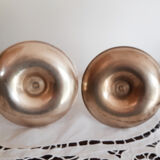 Copper candlesticks, vintage French, candlesticks, 40s