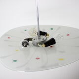 Mid-Century Glass Pendant / Napako, 1960's