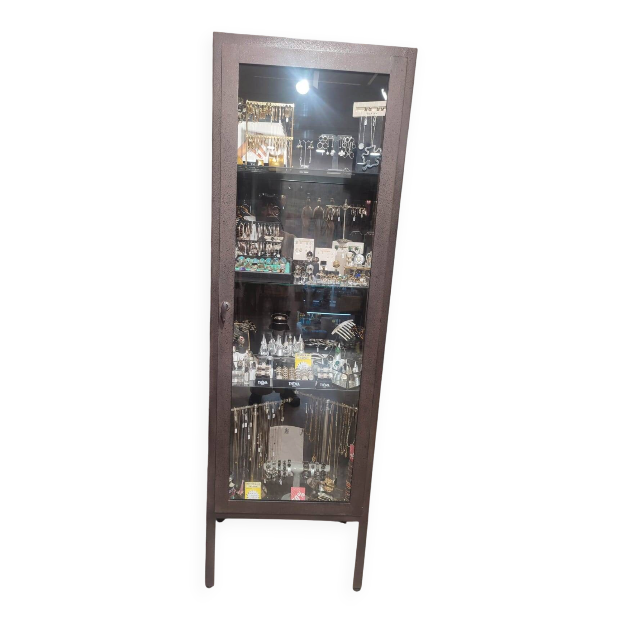 Vitrine colonne a une porte