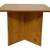 Vintage pine coffee table / side table in a minimalist organic design