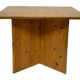 Vintage pine coffee table / side table in a minimalist organic design