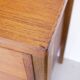 Table de maquillage en teck Gordon Russell du milieu du siècle