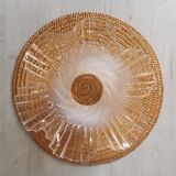 Tulip lamp opalescent glass