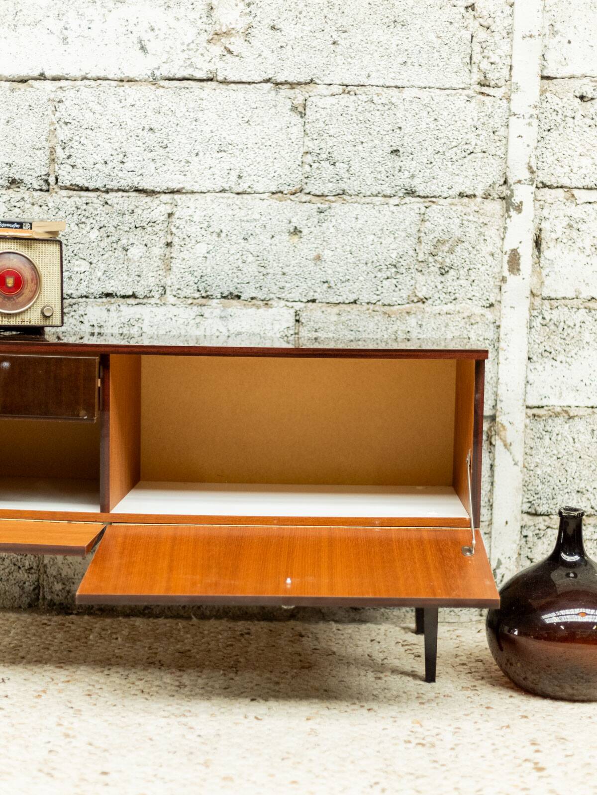 Meuble TV / enfilade vintage look scandinave