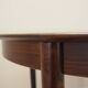 Round rosewood table, Danish design, 1970s, production: Skovby Møbelfabrik
