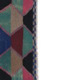 Vintage Turkish rug from Oushak, hand-woven 124x141 cm