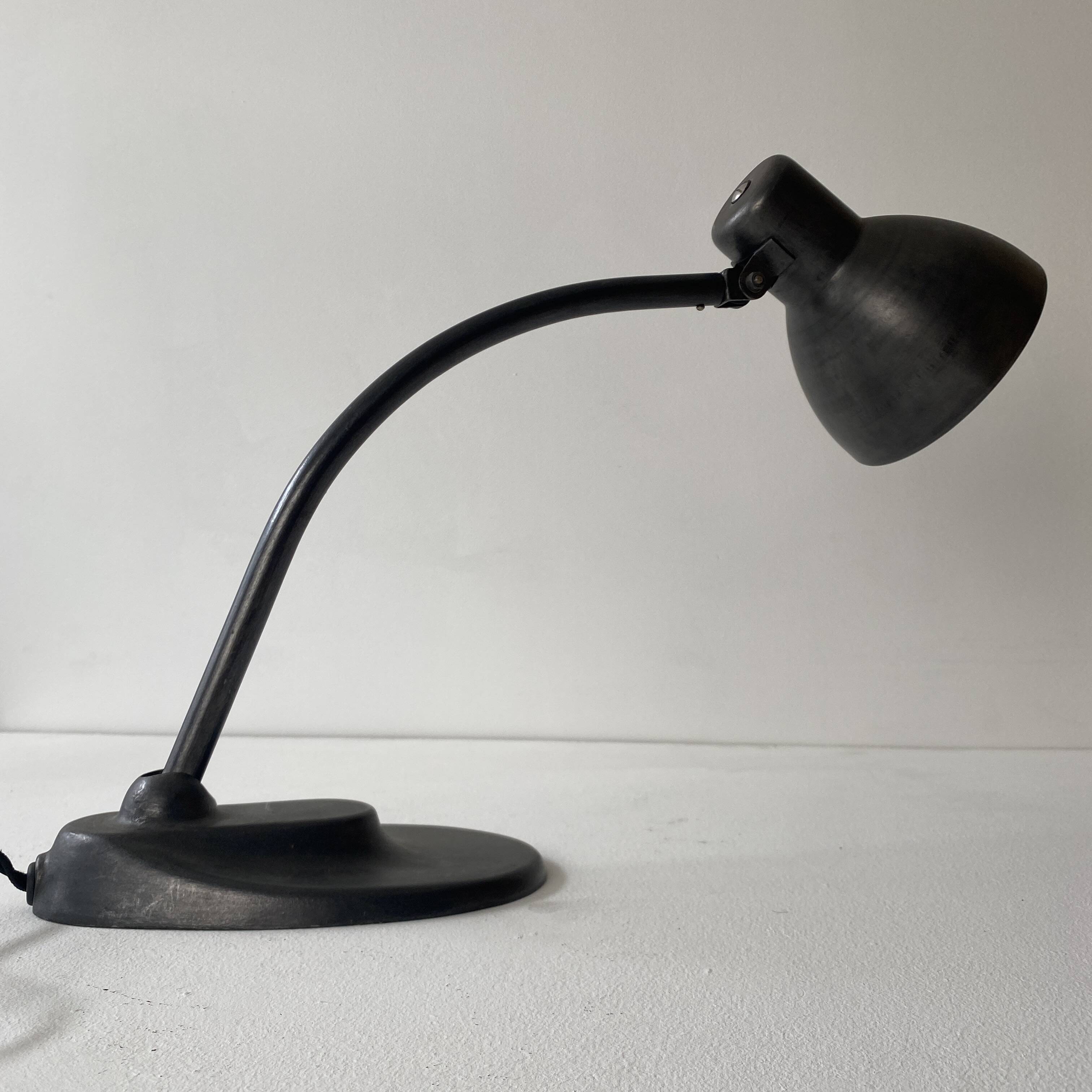 Old Bauhaus industrial desk lamp "Kandem"