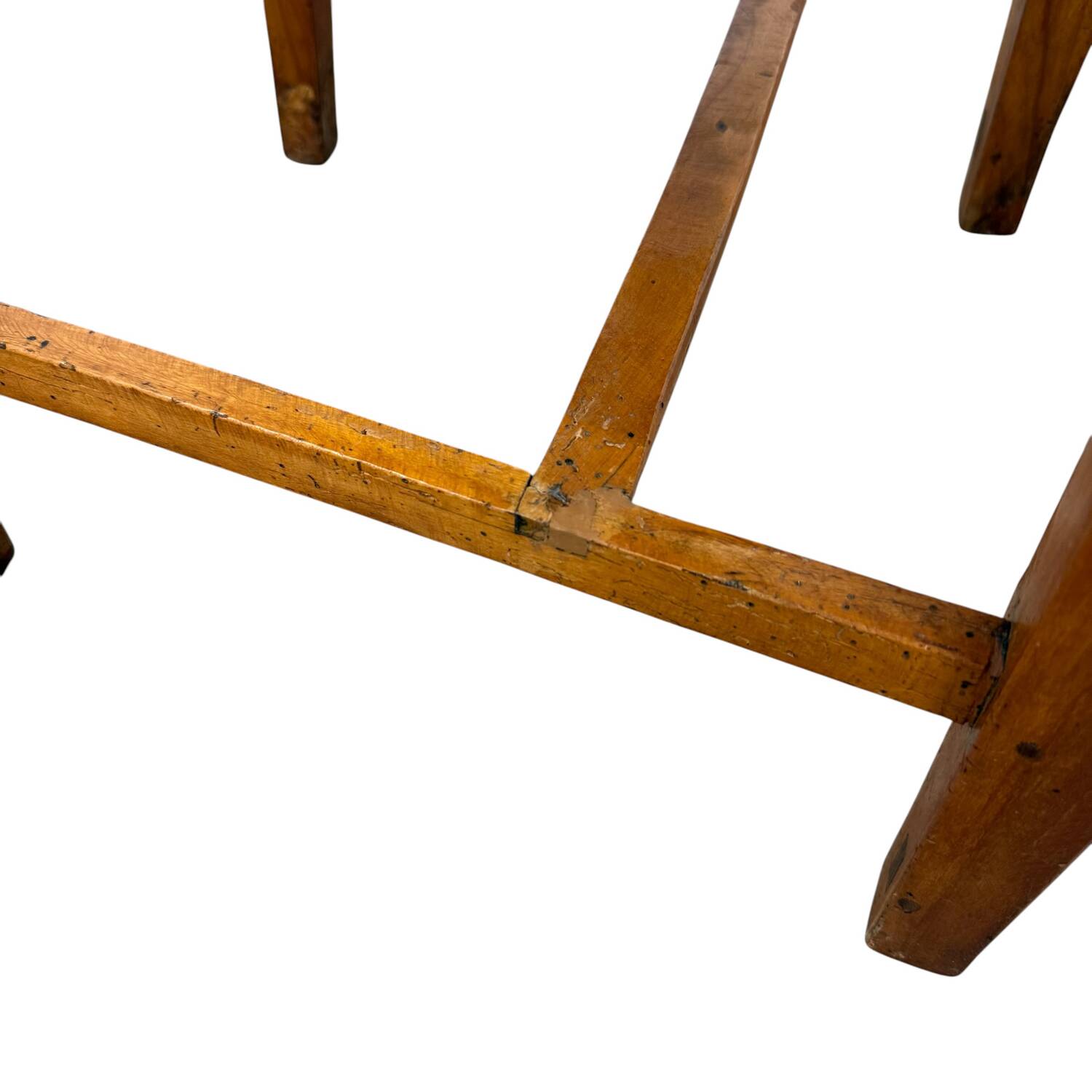 Dutch Empire Lyre Back Armchair in Cherrywood