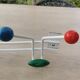 Large vintage coat rack in POP colors