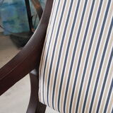 Rocking chair en palissandre d'Inde, Pondicherry 19ème