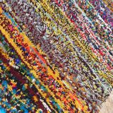 Handmade Azilal Moroccan rug, Berber rug woven from wool.