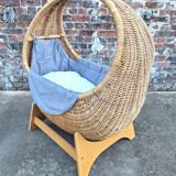 Vintage baby bed designed by Dirk Van Sliedregt for Gebroeders Jonkers, be